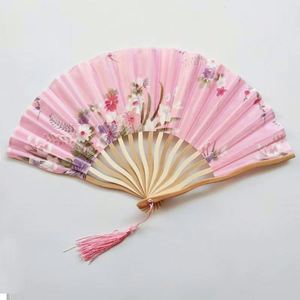 พัดไม้ไผ่พับได้สีเบจแบบเปล่าสำหรับทำเป็นของขวัญ - Product Image 5