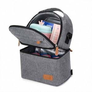 Sac à langer élégant et léger pour maman, sac à dos de maternité, sac à langer portable en nylon imperméable grande capacité pour l'été - Product Image 1