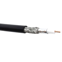 JIS Standard 1.5C-2V 75 Ohm avec connecteur BNC Câble de caméra CCTV en fil de cuivre coaxial Conforme RoHS ISO9001