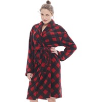 Peignoir de douche d'hiver chaud en peluche d'usine chinoise pour femmes avec peignoir de luxe super doux pour adultes de poche