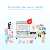 Presse à Chaud 3D Professionnelle sous Vide pour Coques de Téléphone Personnalisées, Appareil d'Impression par Sublimation avec Gabarits Universels pour iPhone Pro