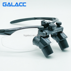 5x Lupas dentales Lupa binocular quirúrgica Ángulo diédrico de 45 grados con lupa de faro Led desmontable de 5W para cirugía - Product Image 4