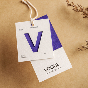 Benutzer definierte heiße Verkauf Papier hängen Etikett Stoff Kleidungs stücke Produkt beschreibung Logo Druck Zubehör <span class=keywords><strong>Tag</strong></span> - Product Image 2