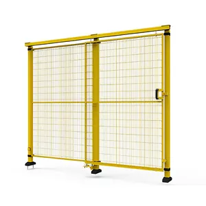 围栏车间建筑供应室外金属材料3d弯曲弯曲焊接钢丝网工业安全围栏
