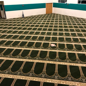 Wall to Wall Blue Border Masjid Praying <strong>Carpet</strong> <strong>Mosque</strong> Prayer <strong>Carpet</strong> Muslim Masjid <strong>Carpets</strong> in <strong>Dubai</strong> - Product Image 5