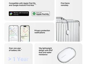 For xiaomi TAG Object <b>Tracking</b> <b>Device</b> 1-Year Battery Life easy replacement Dust & Water Resistant - Product Image 2