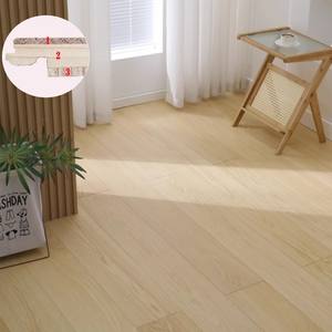 Suelo de Madera de Ingeniería de Tres Capas con Sistema de Clic, 14 mm, Liso, Resistente al Desgaste, Roble y Teca, para Uso en Interiores, Estilo Europeo Moderno - Product Image 3