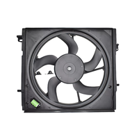 مروحة تبريد رادياتير OEM 214814EB0A 698582 12 فولت للسيارات لنيسان قشقاي II - رينو كادجار (مروحة ومحرك وغطاء) 2014-2018