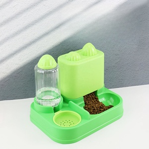 Double <span class=keywords><strong>gamelle</strong></span> en plastique <span class=keywords><strong>pour</strong></span> <span class=keywords><strong>chat</strong></span> et chien, distributeur automatique d'eau et de nourriture avec embout incliné <span class=keywords><strong>pour</strong></span> protéger le cou, <span class=keywords><strong>gamelle</strong></span> d'eau - Product Image 6