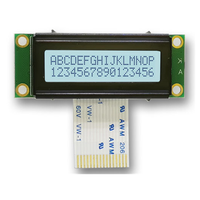 Layar Karakter LCD1602 Ringkas, Konektor FPC, Ukuran Miniatur, Ideal untuk Penggunaan Industri