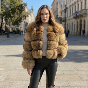 <span class=keywords><strong>Cappotto</strong></span> di <span class=keywords><strong>Pelliccia</strong></span> Naturale di Procione di Alta Qualità per <span class=keywords><strong>Donna</strong></span>, Giacca di Lusso Calda per l'Inverno, Vendita Diretta dalla Fabbrica - Product Image 1