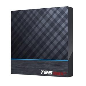 Nouveau boîtier de télévision T95max + Amlogic S905X3 OEM 100*100*18mm boîtier de télévision android 9.0 lecteur multimédia/vidéo BT double bande pour boîtier de télévision intelligente - Product Image 3