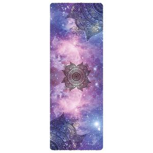 Tapis de <span class=keywords><strong>yoga</strong></span> transfrontalier ultra-fin antidérapant portable pliable professionnel à motifs géométriques en suède polaire absorbant la transpiration pour femmes - Product Image 5