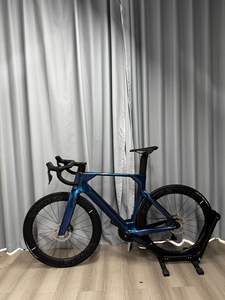 Vélo de route KOZO, cadre en fibre de carbone, 24 vitesses, double frein à disque, cadre rigide, pédale en aluminium ordinaire, vélo de ville, course automobile - Product Image 6