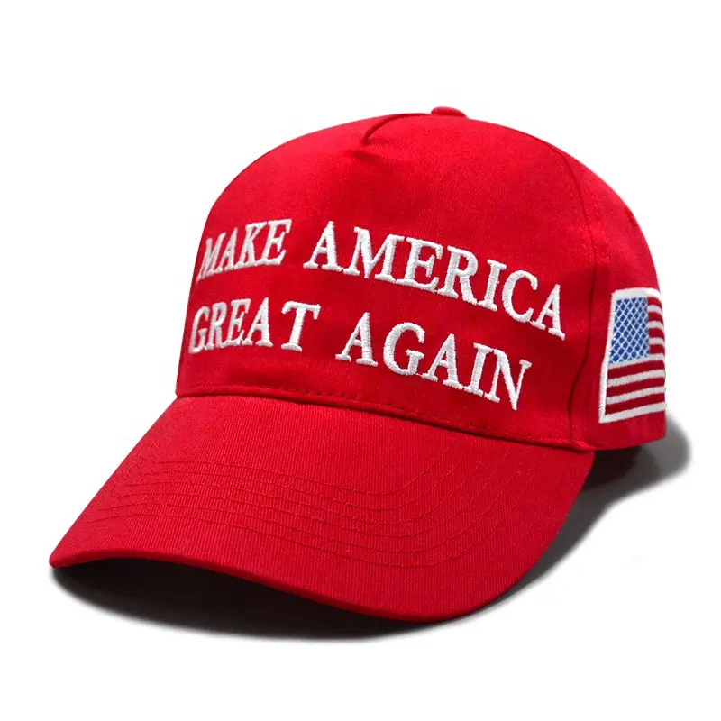 Fast Delivery USA T-r-u-m-p Hats Make America Great Again Caps Custom MAGA Baseball Caps with 3D Embroidery Logo Cycling Caps