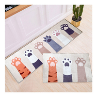 Usine chinoise vente en gros pas cher prix impression 3d tapis tapis cuisine tapis ensemble tapis anti-dérapant support tapis 3d tapis maison tapis tapis