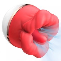 Frauen G-Punkt Stimulator Vibrator 3 Saugen 5 Zunge lecken Rose Vibrator Klitoris Stimulator Sexspielzeug