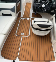 Plaque de revêtement de pont de bateau en mousse PE/EVA marine 240*120cm, imitation teck de qualité supérieure