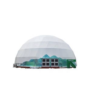 Carpa Domo de 15m de Diámetro, Tela Oxford Impermeable, Carpa para Eventos y Exposiciones, Gran Espacio, Estructura Redonda para Todas las Estaciones - Product Image 1