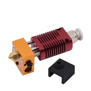 Yaratıcılık MK8 ekstruder sıcak sonu kiti tam Metal CR10 sıcak sonu Extruder 1.75mm alüminyum isıtma bloğu Ender3 Ender 5 CR10 CR10S