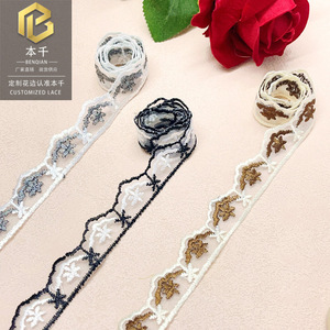 Dentelle en maille bicolore de 2 cm, en stock, accessoires DIY pour <span class=keywords><strong>Barbie</strong></span> <span class=keywords><strong>et</strong></span> <span class=keywords><strong>vêtements</strong></span> pour enfants, décoration de tissu pour canapé - Product Image 4