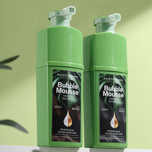 Promoção Quente: Creme de Tintura de Cabelo Ecológico na Cor Preta, Espuma Natural Orgânica de Ervas para Tintura de Cabelo - Product Image 1