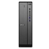Boîtier de bureau SFF Sohoo S507 Slim en plastique d'occasion, conception entièrement sans outils avec 2 ports USB, libération rapide ODD/HDD ATX