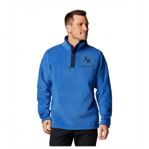 Custom <b>Mens</b> <b>Fleece</b> Pullover <b>Jacket</b> Warm Quarter Button Stand Collar Outdoor Casual Winter Sweatshirt Wholesale Manufacturer - Product Image 2