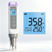 Zetron Portable PH/Conductivity Meter with TDS, Salinity, Res, and mV Measurement Battery Operated OEM