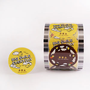 Fábrica personalizada PVC/PET/PP/PE cubierta de plástico embalaje de alimentos rollo de plástico película embalaje taza sellado película - Product Image 6