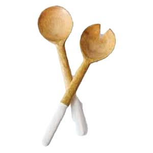 Cuchara de Resina y Madera Chapada en Oro de Alta Calidad con Acabado Espejo, Diseño Clásico Ecológico, Utensilio de Cocina para Fiestas - Product Image 1