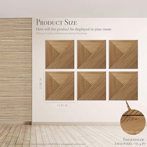 Pannelli Acustici in Legno Facili da Installare, Ecologici, Ignifughi, Fonoassorbenti in Poliestere per Hotel, Cucina, Bagno - Product Image 2