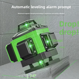 NanTong BaoWei 16 Niveau laser vert à nivellement automatique de qualité industrielle avec ligne transversale 4D et Nivel laser fonctionnel rotatif automatique - Product Image 4