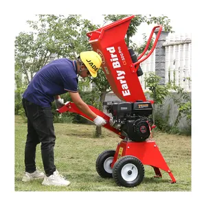 Solid Waste Shredder CS500 Waste Wood Pallet Chipper Movable Wood Chipper