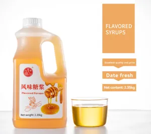 Thumb Hot Selling Product 2.5KG Golden Fructose Flavored Syrup Milk Tea Shop Special High-quality Smoothie