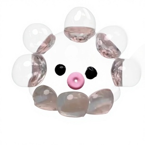Boule de cristal DIY anti-stress à bulles à éclater style TikTok, jouet pour soulager la colère, bulles gonflables à rebond lent, texture agréable - Product Image 1