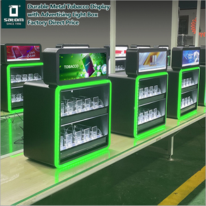 Expositor de cigarrillos de pared para escritorio, expositor de tabaco con caja de luz, expositor para tienda de tabaco - Product Image 5