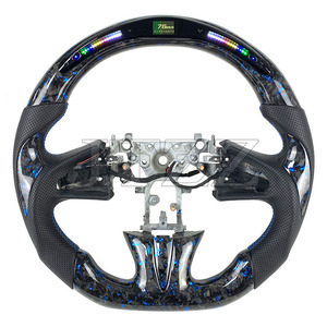 Volante Sportivo Modificato in Fibra di Carbonio con LED per Infiniti Q50 Q50S QX50 - Product Image 1