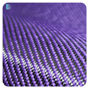 Vải sợi carbon tím tùy chỉnh, giá sợi carbon tím, vải lai sợi carbon 3k dệt jacquard - Product Image 6