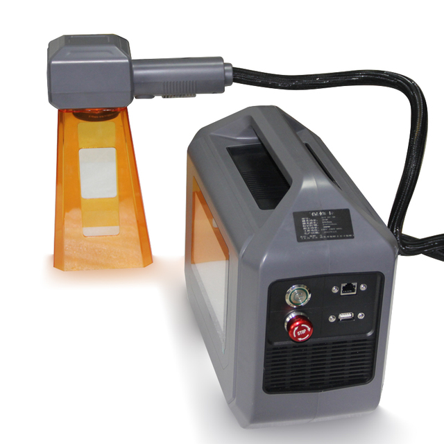 Handheld LASER MARKING MACHINE 20w 30w Iron Handheld Stainless Steel Metal Fiber Laser Marking Machine with Battery Mini
