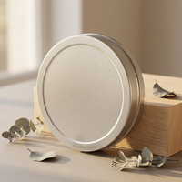 Boîte Cadeau Ronde Personnalisée en Aluminium pour Biscuits, Bonbons et Chewing-gums - Grande Boîte Métallique avec Impression de Logo pour Chocolats et Confiseries
