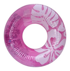Anneaux gonflables de piscine de tubes de flotteur d'impression de logo de personnalisation colorée transparente pour promotionnel - Product Image 4