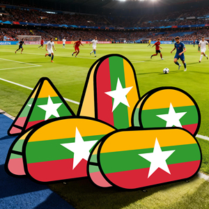 Myanmar Oval Pop up <b>Banner</b> Warp-knitted Fabric for Outdoor Advertising Promotion Outdoor Tent - Product Image 4