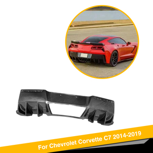 Diffuseur arrière en fibre de carbone brillante de qualité supérieure pour Chevrolet <span class=keywords><strong>Corvette</strong></span> C7 2014-2019, pièces de restylage extérieur - Product Image 4