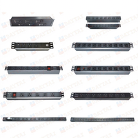 Unité de distribution d'alimentation (PDU) pour rack, 19 pouces, pour serveur, fabrication directe usine, multiprise de base, normes US, UK, EU, AU, OEM, ODM