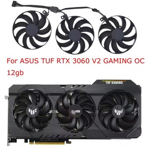 Ventilador de 7 pines, CF9010U12S, ventilador VGA, ventilador para tarjeta gráfica, para <span class=keywords><strong>ASUS</strong></span> <span class=keywords><strong>TUF</strong></span> Gaming RTX <span class=keywords><strong>3070</strong></span> <span class=keywords><strong>Ti</strong></span> V2 OC, <span class=keywords><strong>ASUS</strong></span> ROG STRIX RTX3060 12G V2 GAMING - Product Image 2