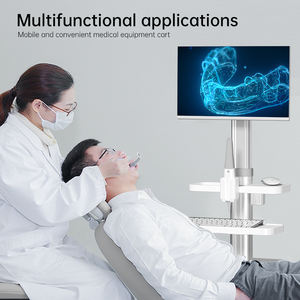 Trolley per Laptop regolabile in altezza Trolley per uso medico clinica dentale Mobile Workstation Medical Tablet Trolley - Product Image 4