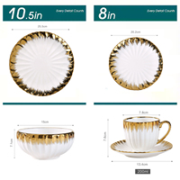 Vaisselle en céramique personnalisée avec ensemble de vaisselle, assiette, bol, tasse