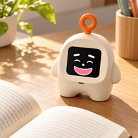 Robot AI Desktop Isi Ulang yang Dapat Berbicara dan Berinteraksi dengan Ekspresi Wajah untuk Teman Bermain di Pojok Bacaan Anak