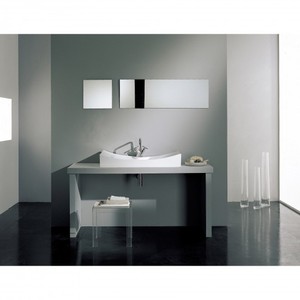 Scarabeo Tsunami moderno e rustico bagno lavabo in pietra naturale ovale lavello a mano travertino e marmo materiale - Product Image 2